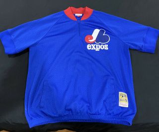 Montreal Expos Mitchell And Ness Batting Jersey - Size Xl