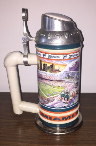 Miami Dolphins Nfl Ceramic Beer Stein Collectible