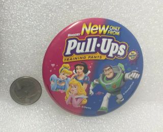 Huggies Pull - Ups Buzz Lightyear - Snow White Advertising Pin