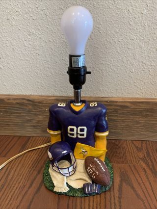 Vintage 1999 Minnesota Vikings Table Lamp
