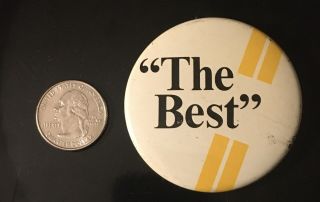 The Best Vintage Pin Button W Two Yellow Line Graphics Minimalist Design Logo