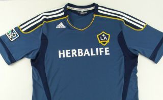 Authentic Adidas 2012 MLS LA Galaxy Soccer Jersey Size Men ' s XL 2