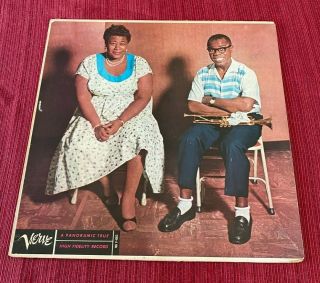 Jazz Lp " Ella Fitzgerald & Louis Armstrong " 1956 Verve Mgv 4003 Mono Vg/vg,