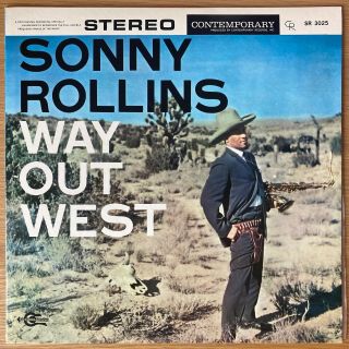 Sonny Rollins Way Out West Japan Lp Contemporary Sr 3025