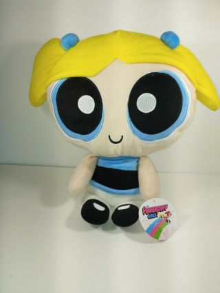 Bubbles Powerpuff Girls Licensed Toy Factory Cartoon Network Plush Toy 11” Nwt