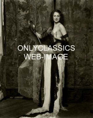 Sexy Girl Pin Up Print Cheney Johnston Ziegfeld Follies Art Deco Feeling Herself