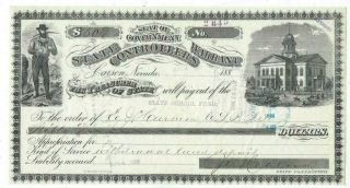 1883 State Of Nevada Controller 