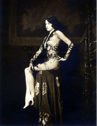 1920s Alfred Cheney Johnston Art Deco Photo Jean Ackerman Ziegfeld Follies Pinup