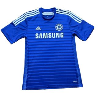 Fc Chelsea 2014/2015 Home Adidas Soccer Football Shirt Jersey Size Large