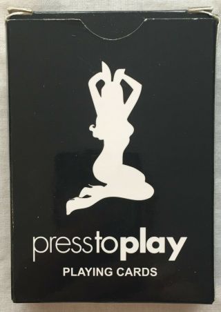 Playboy - Press To Play Adult Nude Pin Up Playing Cards