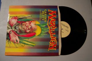 Marillion Garden Party Cucumber Massacre W Poster Record Lp Vinyl Album