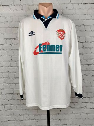 Football Shirt Soccer Fc Kettering Town Away 1995/1996/1997 Umbro Jersey L/s Xl