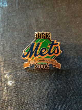 York Mets 40 Anniversary 1962 - 2002 Promo Pin