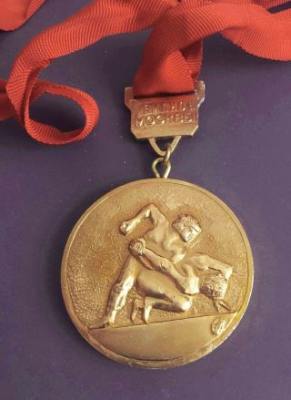 Wrestling Championship Of Moscow 1st Place Gold Medal