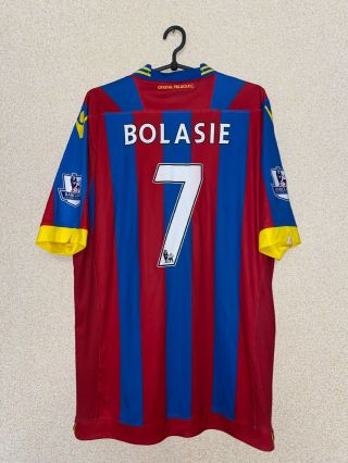 Crystal Palace Home Football Shirt 2014 - 2015 7 Bolasie Jersey