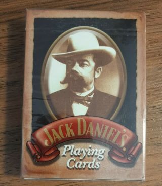 Jack Daniel’s Whiskey Deck Playing Cards Old No.  7 Poker Size Hoyle 2003
