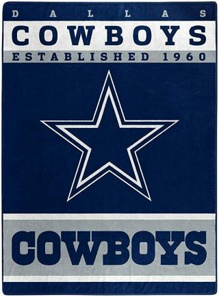 Dallas Cowboys Fans Soft Fleece Warm Throw Blanket for Couch Sofa Bed Chair 2