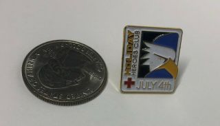 American Red Cross Holiday Heroes Club July 4th Pin
