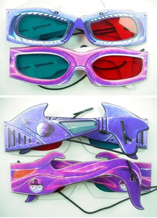 3D GLASSES 6 PAIR THE ADVENTURES OF SHARKBOY AND LAVAGIRL 2