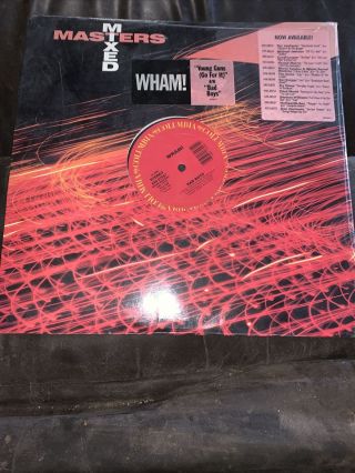 George Michael Wham Very Rare Still Factory 1982 Usa 12” Bad Boys/ Young
