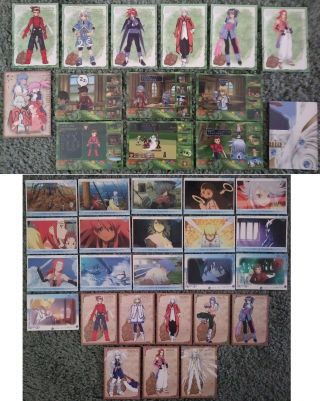 Tales Of Symphonia Set Of 38 Trading Cards Published By Frontier