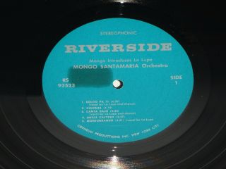 MONGO SANTAMARIA & LA LUPE Mongo Introduces La Lupe 1963 EX Stereo Riverside 2