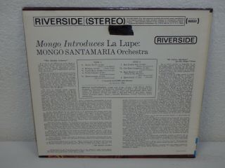 MONGO SANTAMARIA & LA LUPE Mongo Introduces La Lupe 1963 EX Stereo Riverside 3