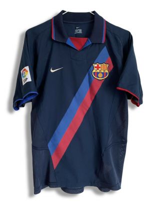 Fc Barcelona 2002 2004 Spain Away Football Soccer Shirt Jersey Camiseta Nike S