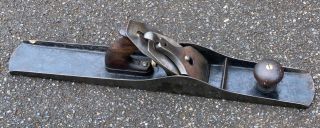 Rare Vintage Stanley No 7 Type 4 Try Jointer Hand Plane 1874 - 1884 Low Knob Tool