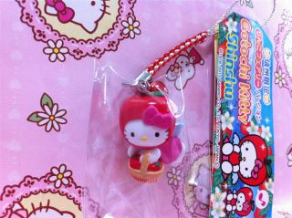 Sanrio Hello Kitty Japan Limited Apple Mobile Cell Phone Strap Charm Mascot