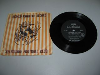 Rare Melbourne Football Club Song 3db Herald Privilege Record 7 " Vinyl 1960s Vfl