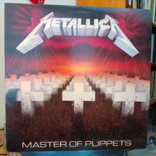 Metallica Master Of Puppets 12 " Vinyl Record Album Lp U.  S.  Only