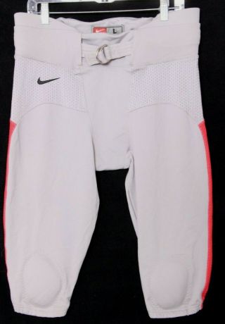 Ohio State University Buckeyes Nike Team Authentic Gray Football Pants Men 