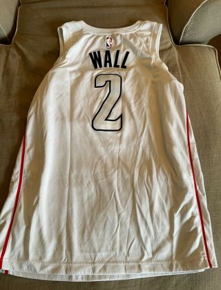 John Wall Wizards Jersey,  City Edition - Size 48 - White - WORN ONCE 2