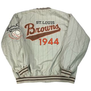 Mirage First String St Louis Browns 1944 World Series Reversible Jacket Sz XXL 2