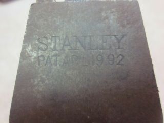 Stanley No.  10 - 1/2 Carriage Makers Rabbet Plane Type 8 (1899 - 1902) Smoothing 3