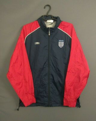 England Jacket Size Large Football Soccer Training Umbro Ig93