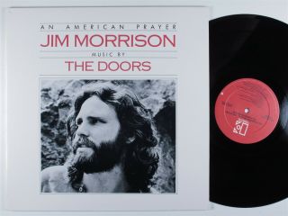 Doors/jim Morrison An American Prayer Elektra Lp Vg,  /vg,  Gatefold W/ Booklet