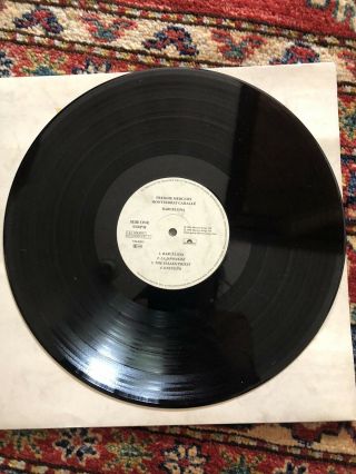 Freddie Mercury Montserrat Caballe Barcelona Lp Vinyl 33 rpm 1st UK Pressing 3