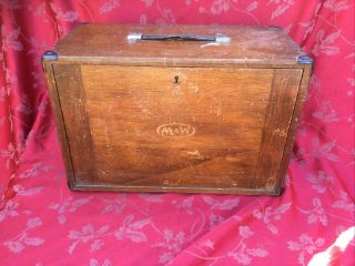 Vintage Moore And Wright Toolmaker Chest Or Cabinet Good Condion 2