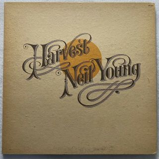 Neil Young Harvest Lp 1972 First 1st Us Pressing Terre Haute Rare Vg,