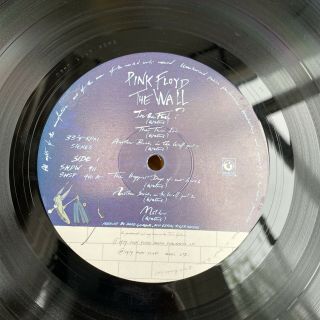 Pink Floyd - The Wall - 1st Press 2 X Vinyl Lp - No Mason / Wright On Sleeve