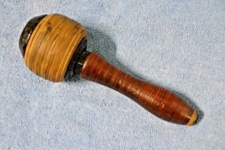 Antique Rawhide Mallet Maul Hammer Wood Carving Leatherwork