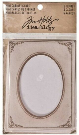 Tim Holtz Mini Cabinet Cards 2 Packages (6 Mini Cards In Each Package) $5.  75 Ea
