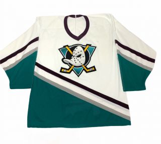 Vintage Ccm Anaheim Mighty Ducks 90 