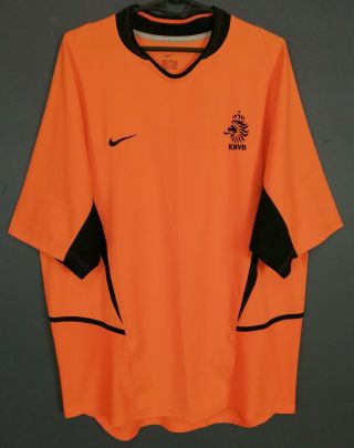 Mens Nike Holland 2002/2004 Netherlands Home Soccer Football Shirt Jersey Size L