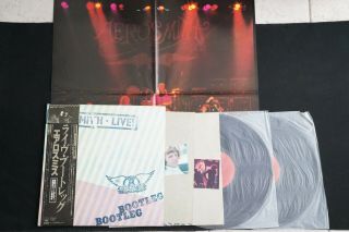 Aerosmith - Live Bootleg - W/poster Japan Vinyl 2lp Obi Gatefold 40ap 1170 - 1