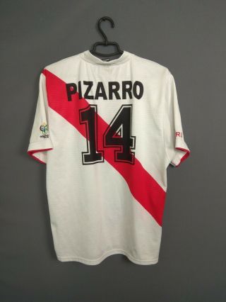 Pizarro Peru Jersey 2004 2006 Home Large Shirt Soccer Football Walon Ig93