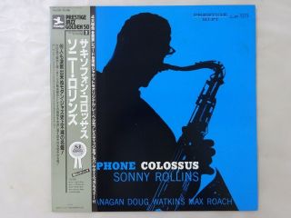 Sonny Rollins Saxophone Colossus Prestige Vij - 202 Japan Lp Obi
