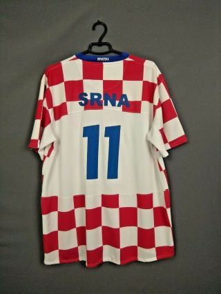 Srna Croatia Shirt 2008 2009 Home Size Xxl Shirt Football Nike 264435 - 614 Ig93